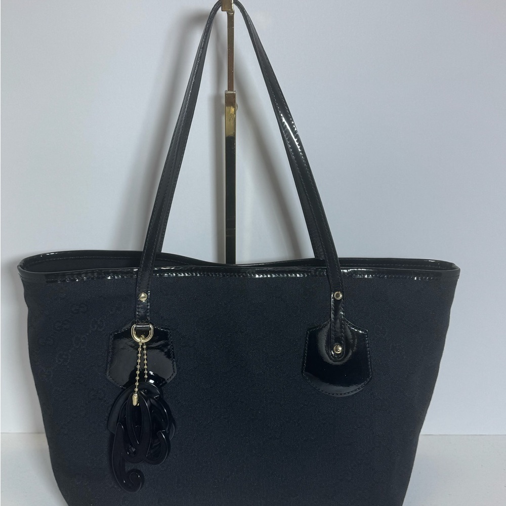 Black Gucci Tote Bag
